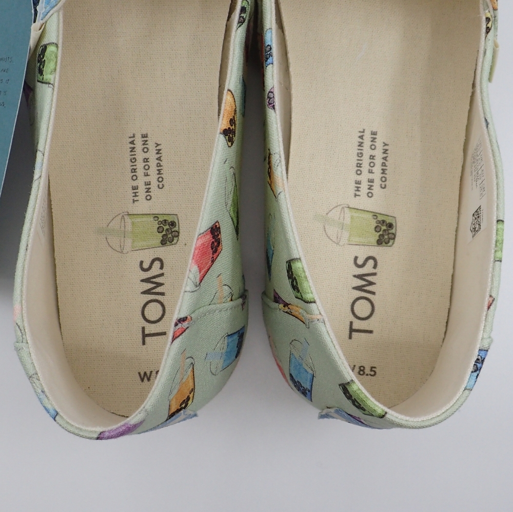 Toms Bubble Tea Shoes 8.5 - NIB - Picture 3 of 8
